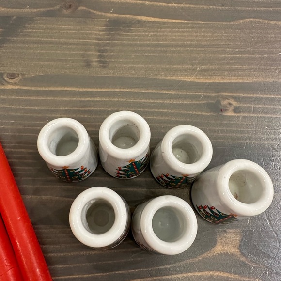 Vintage mini taper candles with potcelain holders
Chadwick Miller - Picture 3 of 8